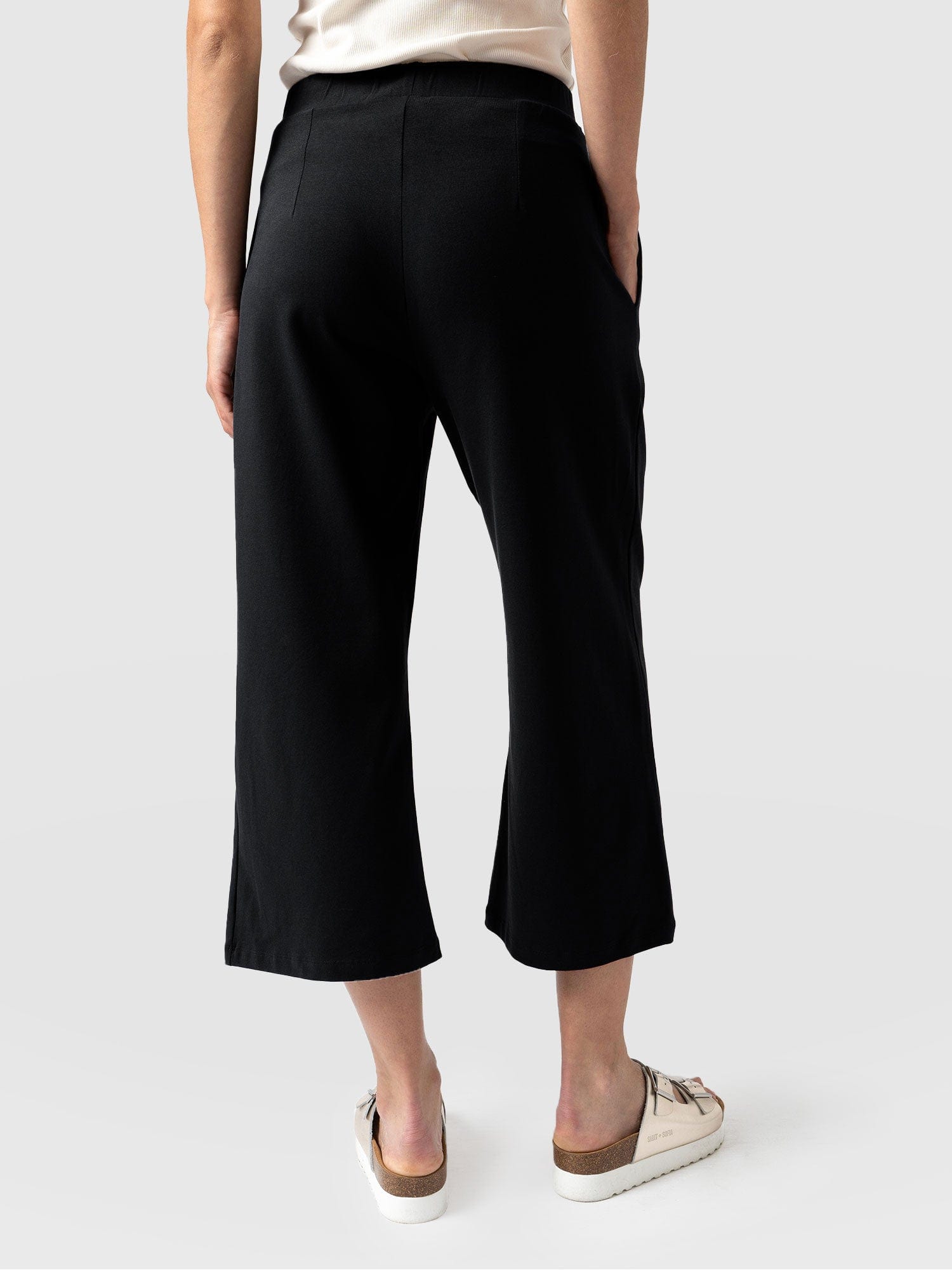 City Culotte Black - Women's Culottes | Saint + Sofia® UK